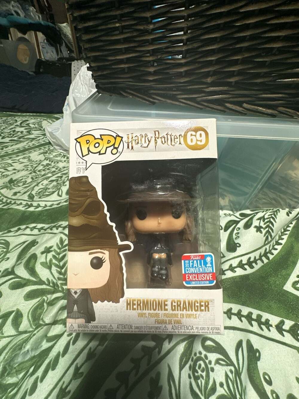 Funko POP Harry Potter Hermione Granger 69 Sorting Hat Fall Convention